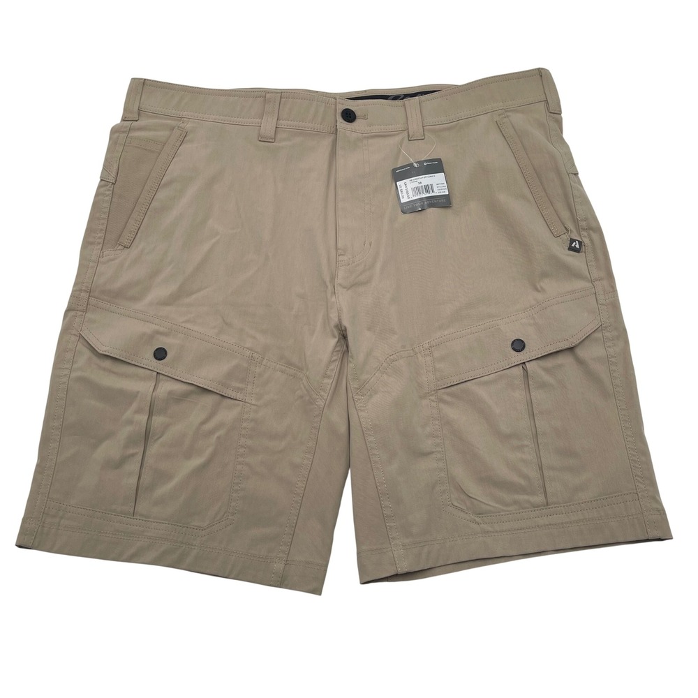 Eddie Bauer First‎ Ascent Cargo Shorts Mens 38 Khaki Mr Guides Day Off Hiking